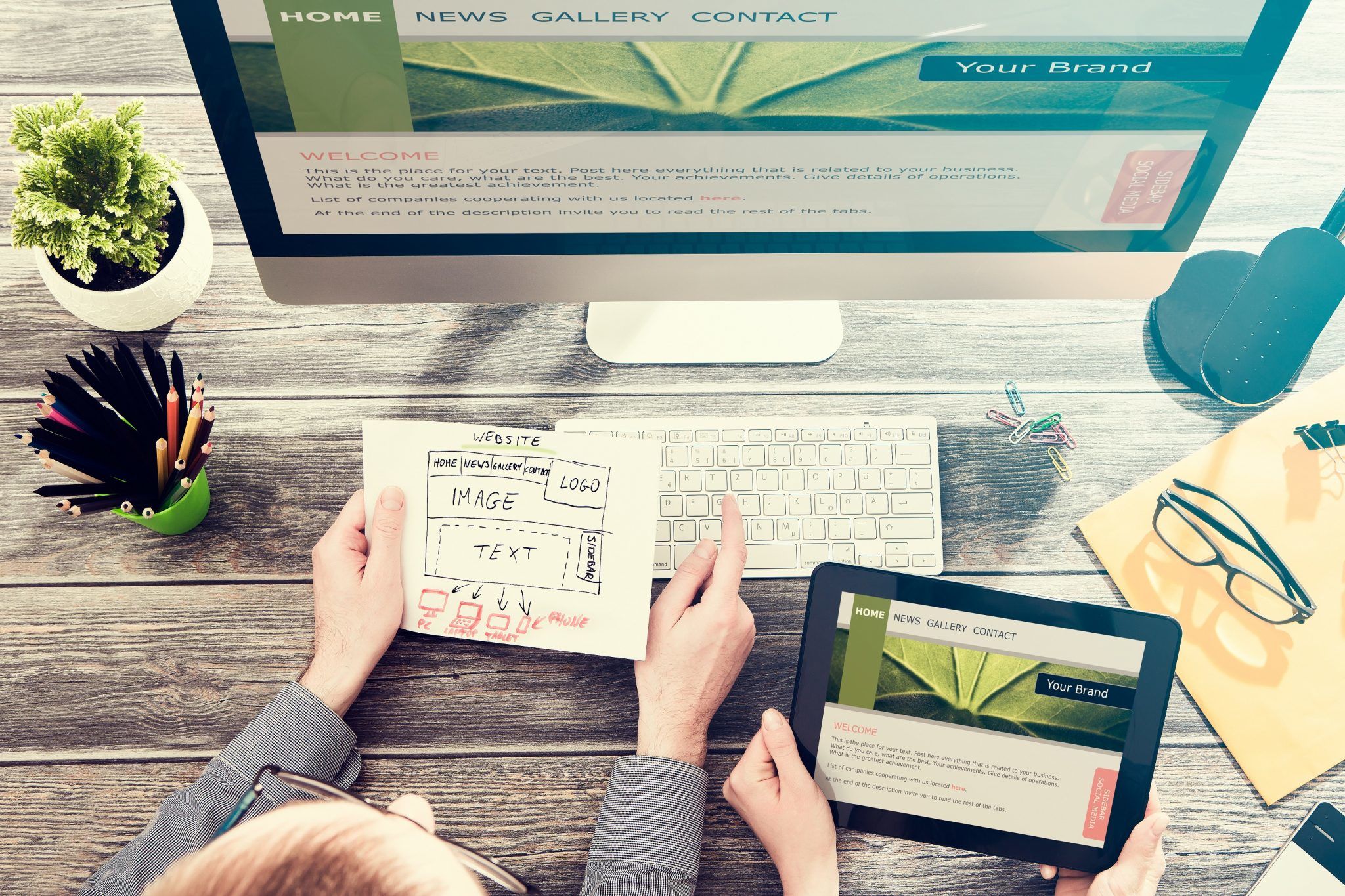 Focus on your target audience when you’re creating your website.