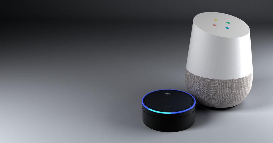 voice recognition systems like Amazon Alexa and Google Home