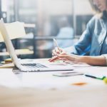 Marketing team working on digital marketing packages.