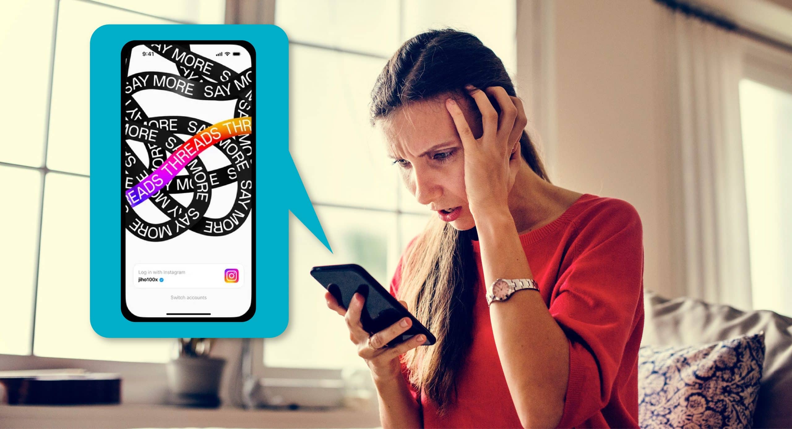 Small business owner overwhelmed by new social media platform Threads