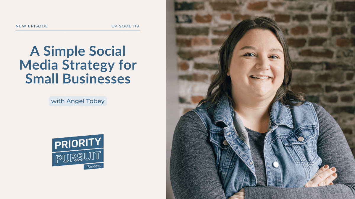 Angel Tobey, Treefrog Marketing’s Director of Content and Social Media, on Priority Pursuit.