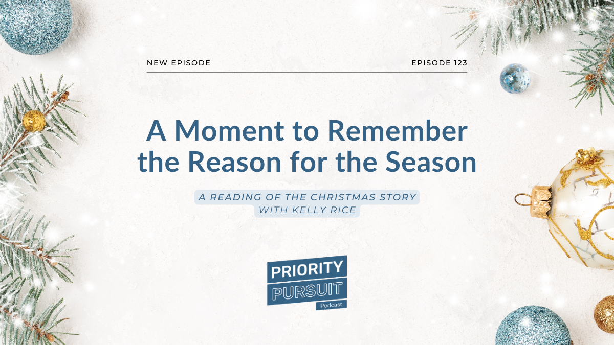 Kelly Rice, Treefrog Marketing’s Founder and Chief Marketing Strategist, reading the Christmas story.