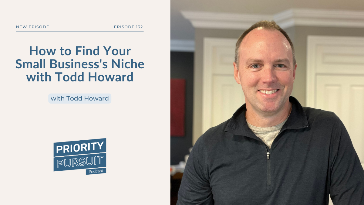 Todd Howard, founder of Grow a Niche Business, breaks down how to find your small business’s niche on “Priority Pursuit”.