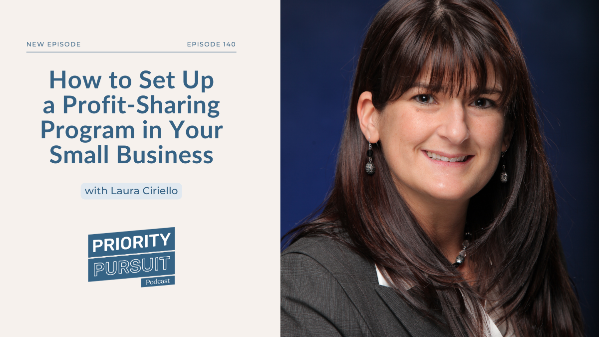 Laura Ciriello—President of Ciriello Plumbing—discusses how to set up a profit-sharing program.