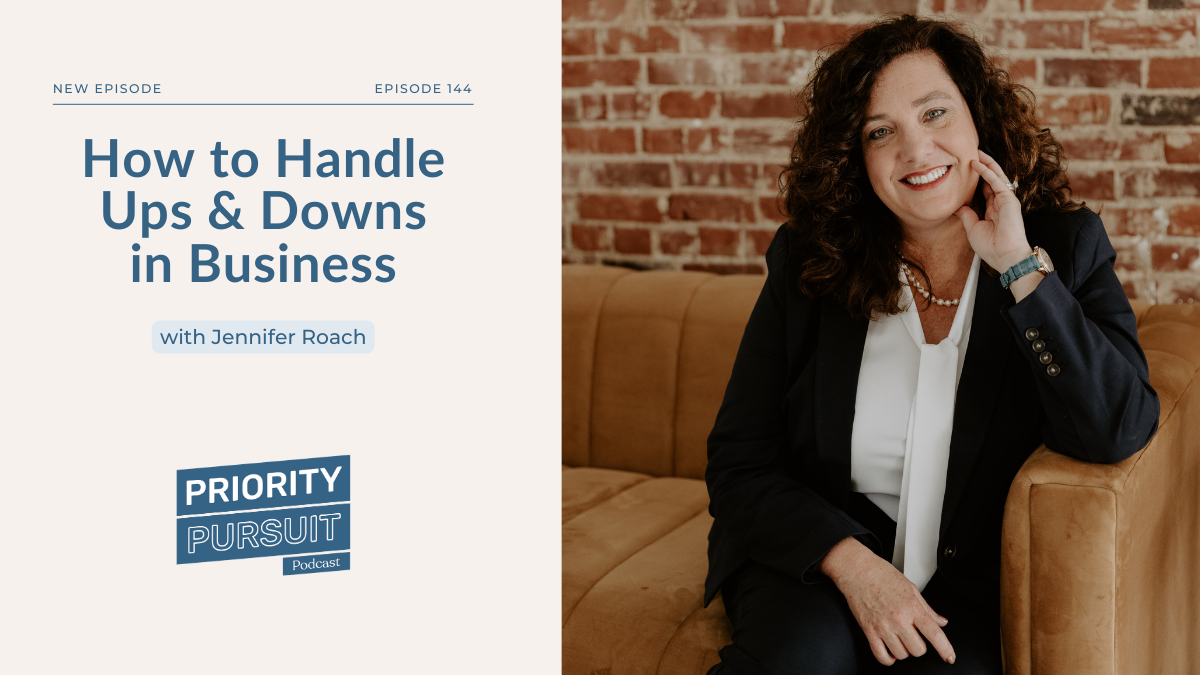 Jennifer Roach—NextGen LLC CEO—discusses how to handle ups & downs in business through innovation.