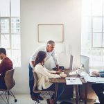 Marketing team in an office