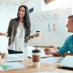 Fractional CMO meeting with marketing team