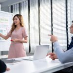 Fractional CMO meeting with marketing team