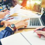 Small business working on evergreen marketing strategies